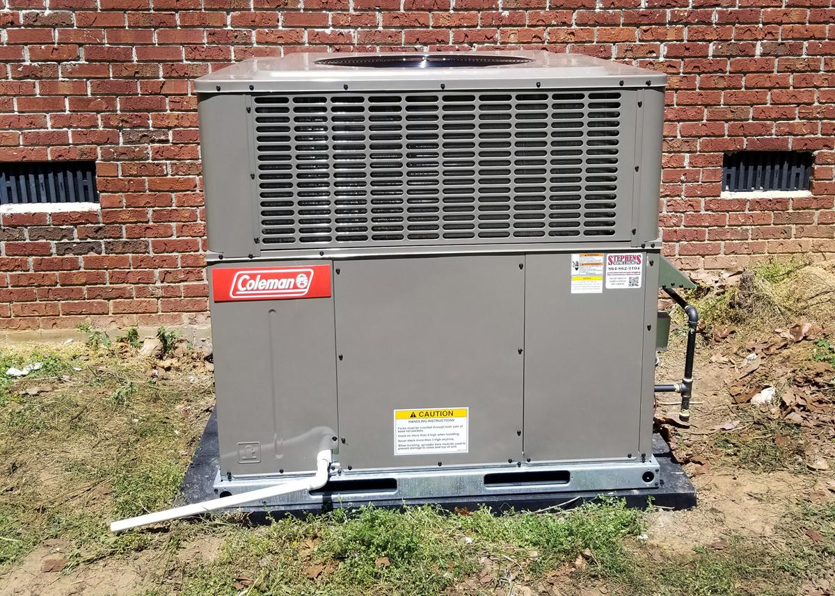 New hvac unit installed fountain inn sc