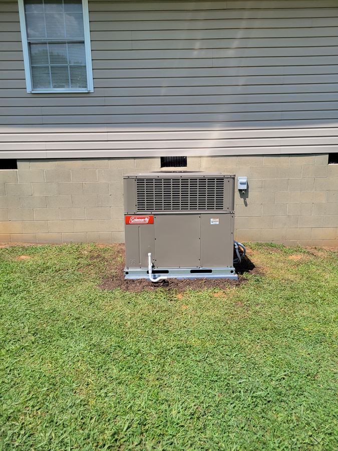 Coleman heatpump installation simpsonville sc