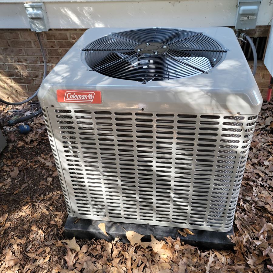 Coleman air conditioning installation in simpsonville sc